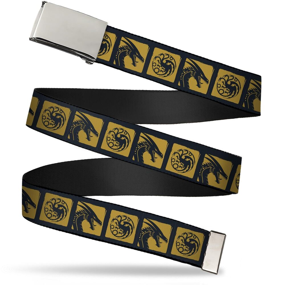 7166 Adjustable Belt, Clamp Buckle, Cut-to-Fit, House of the Dragon